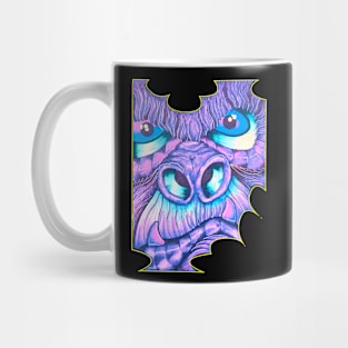 Purple Gorilla Face Mug